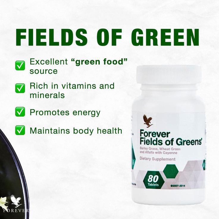 Forever Fields of Greens - 80 Tablets